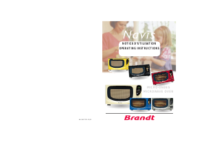 Manual Brandt CE3321E Microwave