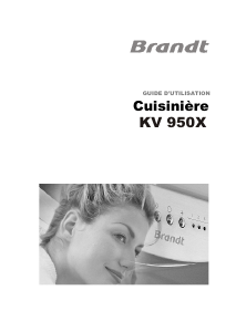 Mode d’emploi Brandt KV950X Cuisinière