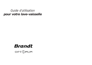 Mode d’emploi Brandt AX339CA Lave-vaisselle