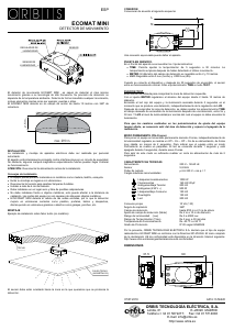 Manual de uso Orbis Ecomat Mini Detector de movimiento