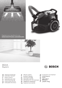 Руководство Bosch BGS4USILM1 Runnn Пылесос