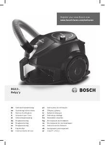 Manual de uso Bosch BGS31800 Relayyy Aspirador