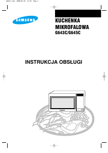 Instrukcja Samsung G643C Kuchenka mikrofalowa