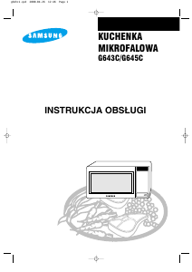 Instrukcja Samsung G645C Kuchenka mikrofalowa