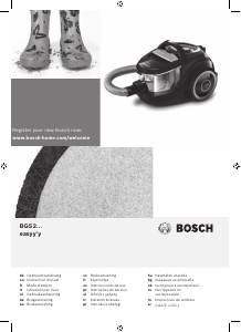 Посібник Bosch BGS21833 Easyyy Пилосос