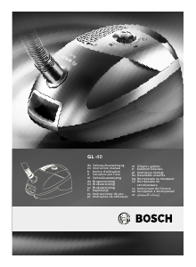 Manual Bosch BSGL4200AU Aspirator