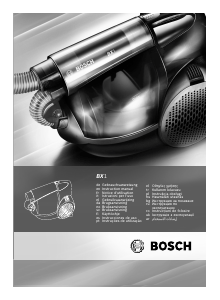 Kullanım kılavuzu Bosch BX12222 Elektrikli süpürge