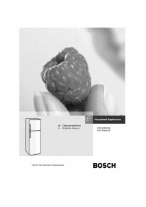 Bedienungsanleitung Bosch KDV52X00NE Kühl-gefrierkombination