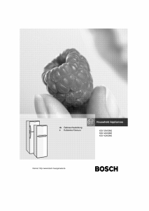 Bedienungsanleitung Bosch KDV42X00NE Kühl-gefrierkombination