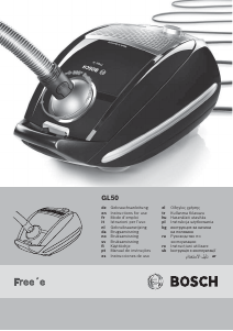 Käyttöohje Bosch BSGL51266 Freee Pölynimuri