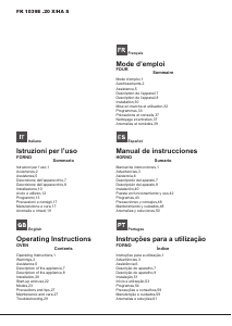 Manuale Hotpoint FK 1039E .20 X/HA S Forno