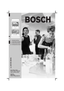 Manual de uso Bosch SRI4676EU Lavavajillas