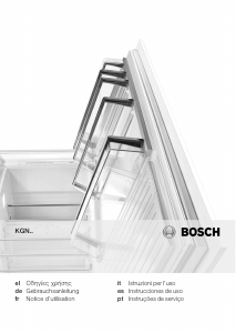 Manuale Bosch KGN49SM30 Frigorifero-congelatore