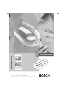 Bedienungsanleitung Bosch SRV56A03 Geschirrspüler
