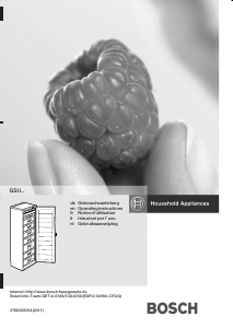 Bedienungsanleitung Bosch GSU34431 Gefrierschrank
