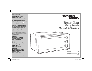 Manual de uso Hamilton Beach 31508 Horno