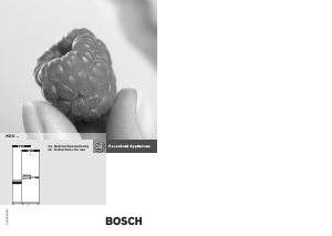 Bedienungsanleitung Bosch KGU34124GB Kühl-gefrierkombination