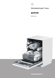 Manuale Gorenje GV61214 Lavastoviglie