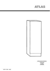 Brugsanvisning Atlas KCM 285 Køleskab