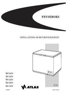 Brugsanvisning Atlas BS 1659 Fryser