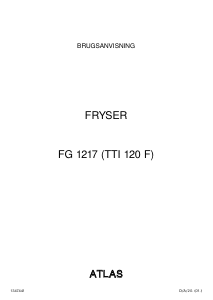 Brugsanvisning Atlas FG 1217 Fryser