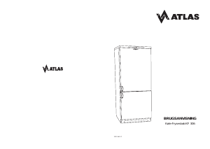 Brugsanvisning Atlas KF 306 Køle-fryseskab