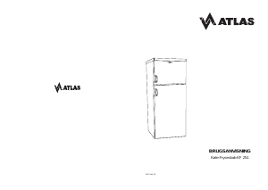 Brugsanvisning Atlas KF 251 Køle-fryseskab