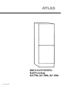 Brugsanvisning Atlas KF 3706 Køle-fryseskab