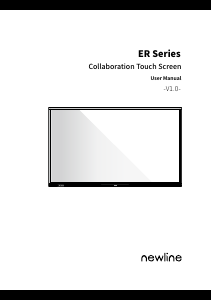 Handleiding Newline Atlas Touchscreen