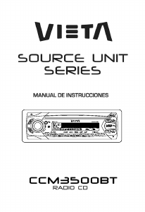 Manual de uso Vieta CCM3500BT Radio para coche