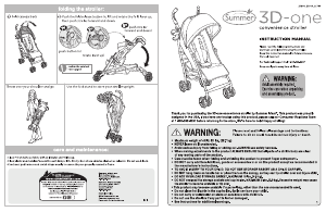 Manual Summer 21790 3D One Stroller