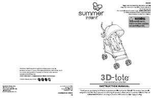 Manual Summer 32513 3D Tote Stroller