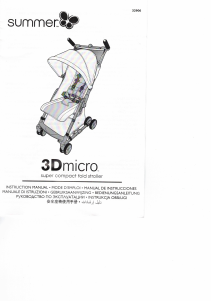 Manual Summer 32906 3D Micro Stroller