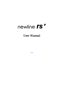 Handleiding Newline RS+ Touchscreen
