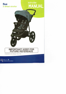 Manual Mothers Choice Flux Stroller