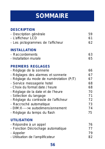 Mode d’emploi Geemarc CL600 Téléphone