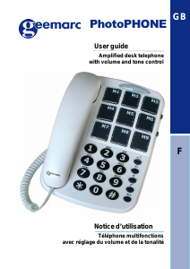 Manual Geemarc PhotoPhone Phone