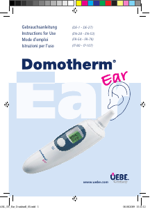 Bedienungsanleitung Domotherm Ear Thermometer