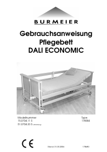 Bedienungsanleitung Burmeier Dali Economic Krankenbett