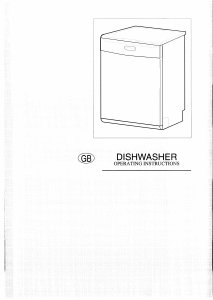 Manual Brandt KD600 Dishwasher