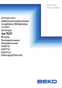 Brugsanvisning BEKO CN 151720 Køle-fryseskab