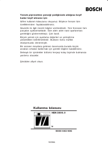 Kullanım kılavuzu Bosch HEN380620 Solo fırın