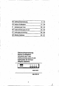 Manuale Bosch HKN558B Cucina