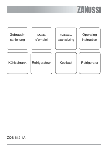 Mode d’emploi Juno-Electrolux JRU44602 Réfrigérateur combiné