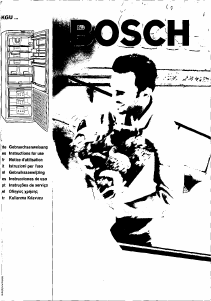 Handleiding Bosch KGU34120IE Koel-vries combinatie