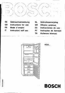 Εγχειρίδιο Bosch KGU4020NE Ψυγειοκαταψύκτης