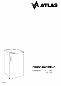 Brugsanvisning Atlas KC 160 Køleskab