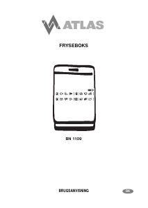 Brugsanvisning Atlas BN 1109 Fryser