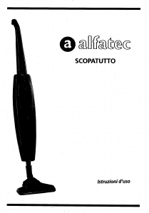 Manuale Alfatec AS44.2 Scopatutto Aspirapolvere