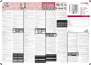 Manual de uso Rossmax S150 Tensiómetro